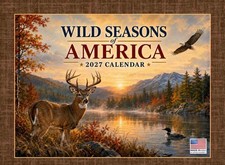 Wild Seasons of America Wildlife 2027 Monthly Wall Calendar 12 Month picture