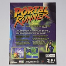 Portal Runner PlayStation 2 PS2 Game Boy Color 3DO Sidekick Print Ad/Poster picture