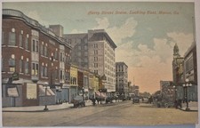 Vintage Postcard Cherry Street Scene Looking East Macon Georgia   AA131 picture