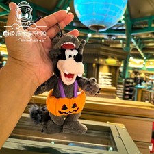 Authentic Shanghai Disney Halloween Goofy Wolf Plush keychain disneyland picture