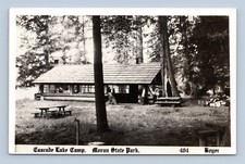 RPPC Cascade Lake Camp Moran State Park Orcas Island UNP Boyer 404 Postcard Q5 picture