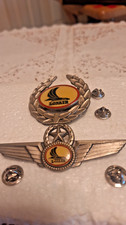 Lorair  Airlines Captain Wing & Hat Badge.  Ex. Cond.  1995-2001.   Buy It Now picture