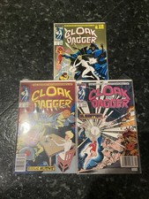 The Mutant Misadventures Of Cloak & Dagger Issues #1-3 1988 Marvel Comic Lot Set picture