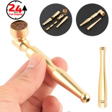 New Handmade Brass Tobacco Smoking Pipe Brass Metal Smoking Gift Pipes picture