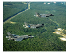 F-35A, F-35B & F-35C Aircrafts Flying 8x10 Photo Print On 8.5