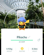 ⚡ PokéXciting PIKACHU Blue 🇸🇬 Singapore Background | Pokémon GO Trade 🔄 picture
