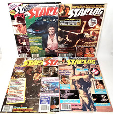 Vintage 1980s Starlog Science Fiction Film Poster Magazine Lot Of 6 picture