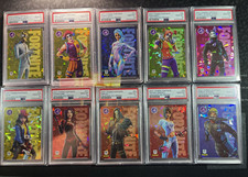 2021 Panini Fortnite Series 3 - Cracked Ice Promo PSA 10 Lot - P1-P10 ALL PSA 10 picture