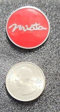 Mazda MX-5 Eunos Miata Pin  Round Red - COLLECTORS picture