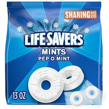 Life Savers Pep-o-mint Breath Mints Hard Candy, Sharing Size, 13 Oz Bag picture