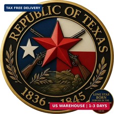 Republic of Texas Legacy Coin, Lone Star Texas Commemorative Challenge Coin, 183 picture