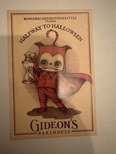 Gideon's Bakehouse Halfway to Halloween May 2021 Barnabus Mephistophelittle Menu picture