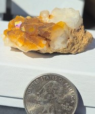 Natural Golden Aura Quartz/Citrine From Crystal Vista, Arkansas  picture