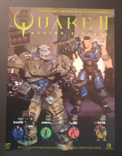 1998 QUAKE II Action Figures Resaurus Alien Strogg ~ Vintage Magazine PRINT AD picture