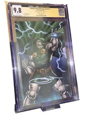 Marvel Bring on the Bad Guys: Doom #1 CGC 9.8 Virgin Variant Signed Shah picture