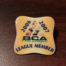 2006-2007 BCA Pool League Member Lapel Hat Pin picture