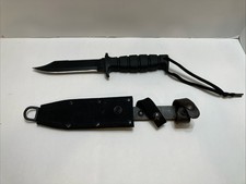 Ontario Knife Company Spec Plus Navy Sp4-94. With Leather Sheath Vintage 90’s picture
