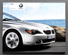 ORIGINAL 2005 BMW 6 SERIES COUPES SALES BROCHURE CATALOG ~ 84 PAGES ~ 11.5