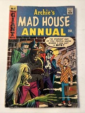 ARCHIE'S MAD HOUSE #4 1966-1967 Monster Cover Halloween GD- 1.8 picture