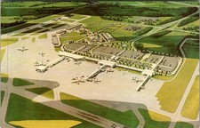 Greater Cincinnati Airport To Be Completed In 1974 Vintage Postcard TP15-24 picture