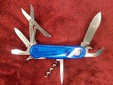 Wenger Blue Evolution 14 Swiss Army Pocket Knife EVO Translucent picture