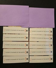 LOT of 10 PLAYBOY Magazine Trading Cards - Playmate of the Month Variety picture