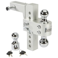 Ultra-Tow 8in. Adjustable Aluminum Dual Ball Mount with Third Ball, Class IV, picture