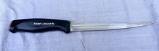 Vintage Fillet Knife 1967 Normark Fiskars Finland Stainless with Leather Sheath picture