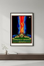 Vintage c1924 Italian Poster by Erberto Carboni - 24x32” 🌟 picture