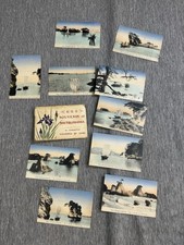 Souvenir of Matsushima Postcards Set of 10 Handcolored Vintage Japan Colored picture