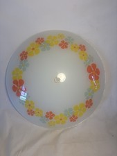Vtg 60s/70s Original Psychedelic Flower Power Ceiling Light Fixture 15