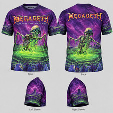 New Megadeth No More Mr. Nice Guy 3D AOP Shirt S-234XL unisex Gift Xmas picture