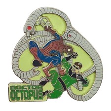 Universal Studios 2008 Spider-Man VS Dr Octopus Limited Edition 500 3-D Pin picture