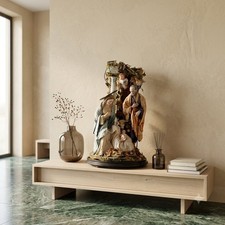 Great Antique Neapolitan Creche Architectural Capriccio '800 picture