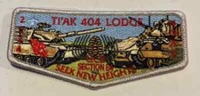 OA TI'AK LODGE 404 BSA PINE BURR AREA COUNCIL 2024 NOAC ARMY TANKS FLAP picture