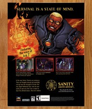 Sanity Aiken's Artifact Fox Ice T- Video Game Print Ad / Poster Promo Art 2000 picture