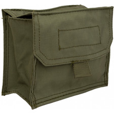 2 PACK NEW ITALIAN GI WATERPROOF NYLON OD ALICE MAGAZINE UTILITY FIRST AID POUCH picture