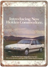 1986 Holden Commodore Vintage Auto Ad Retro Look Metal Sign AN3393 picture