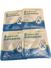 4 Pack – Emergency Burn Dressings (Gel + Gauze) – Exp. 12/2029 – TCCC First Aid picture