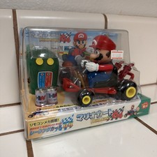Mario Kart 64 Racing Cart with Remote Control Motor Super Mario Toy Radio SEALED picture