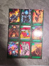 2023 Fleer Ultra Wolverine Green Thaumaturgical Artifacts Complete Set #OO1-9 picture