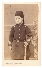 Royalty Ottoman CDV Prince Yusuf Son Of Sultan Abdulaziz Abdullah Freres c1867 picture
