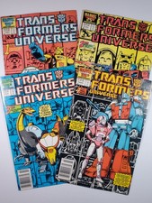 Transformers Universe 1-4 Lot FN/VF Newstand 1986 Complete Series Marvel Comics picture