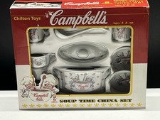 Campbell Kids Chilton Toys Soup Time China Play Set 1992 9 Piece New Sealed picture