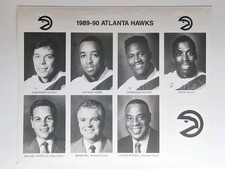 Atlanta Hawks 1989-90, Dominque Wilkins, Team Press Photograph picture