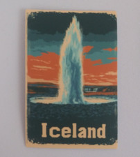 Iceland Beautiful Scenic & City View Sticker 2.38