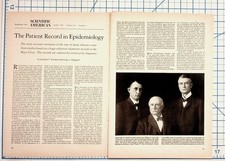 1981 Scientific American Magazine Article Mayo Clinic Patient Records picture
