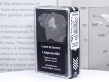 Laâyoune 002 Lunar Meteorite - Authentic Moon Rock, Rare and Certified picture