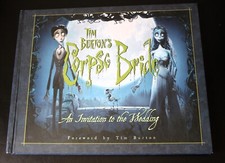 Tim Burton ~ Signed Corpse Bride: An Invitation to the Wedding Book ~ PSA DNA picture