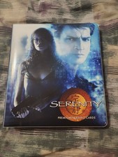 RARE VHTF Serenity Official Padded Binder 72 Card Base Set, SP-1, Comics 1-3 + picture